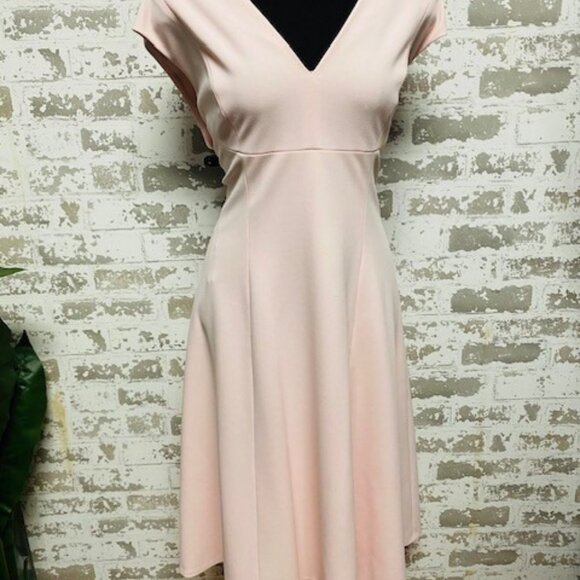 Tommy Hilfiger Pink V-Neck Empire Waist Fit & Flare Dress Size 14 -  www.threedaughtersproperties.com